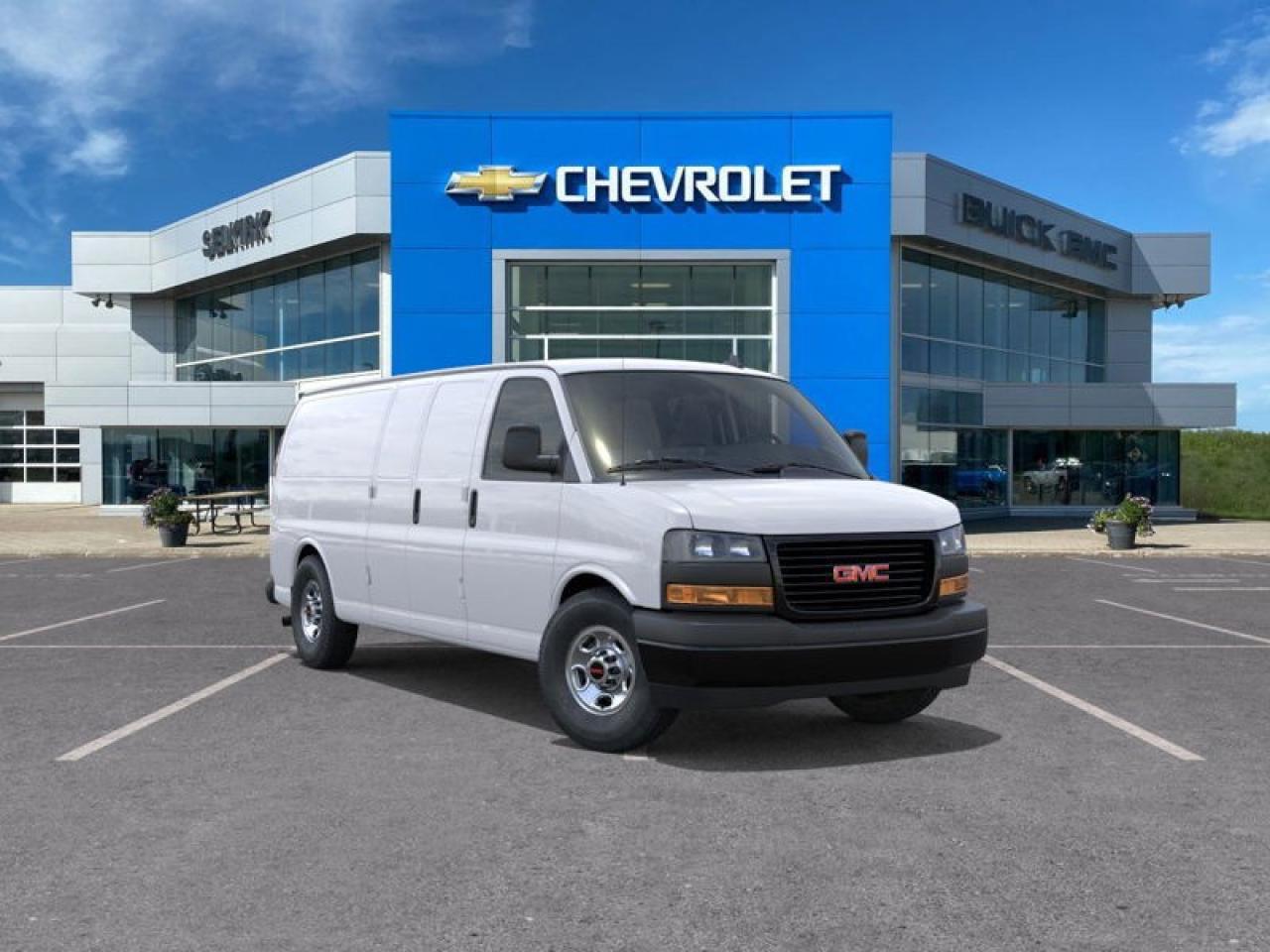 New 2025 GMC Savana Cargo Van 2500 Extended Wheelbase Rear-Wheel Drive for sale in Selkirk, MB