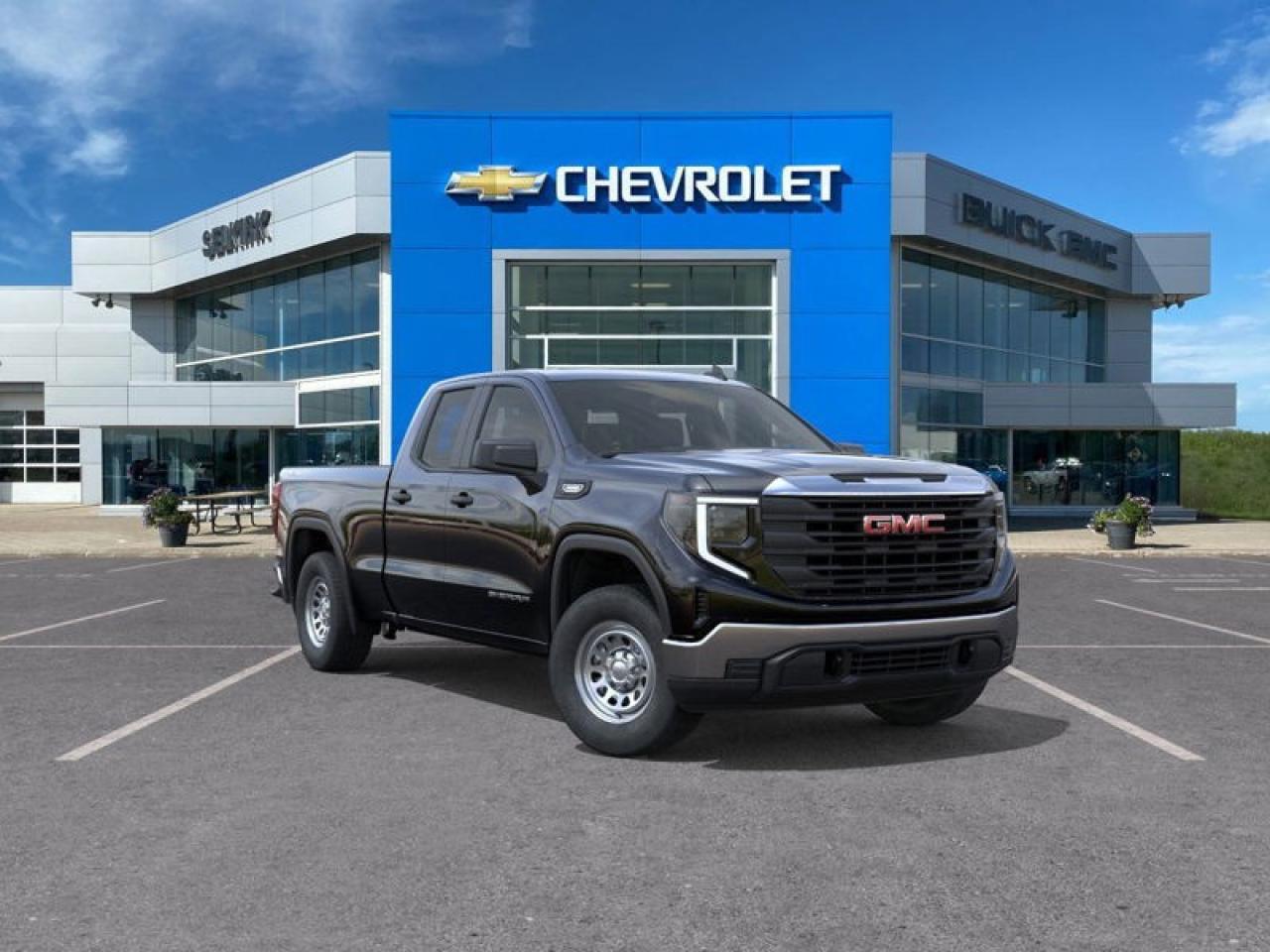 New 2025 GMC Sierra 1500 Double Cab Standard Box 4-Wheel Drive Pro for sale in Selkirk, MB