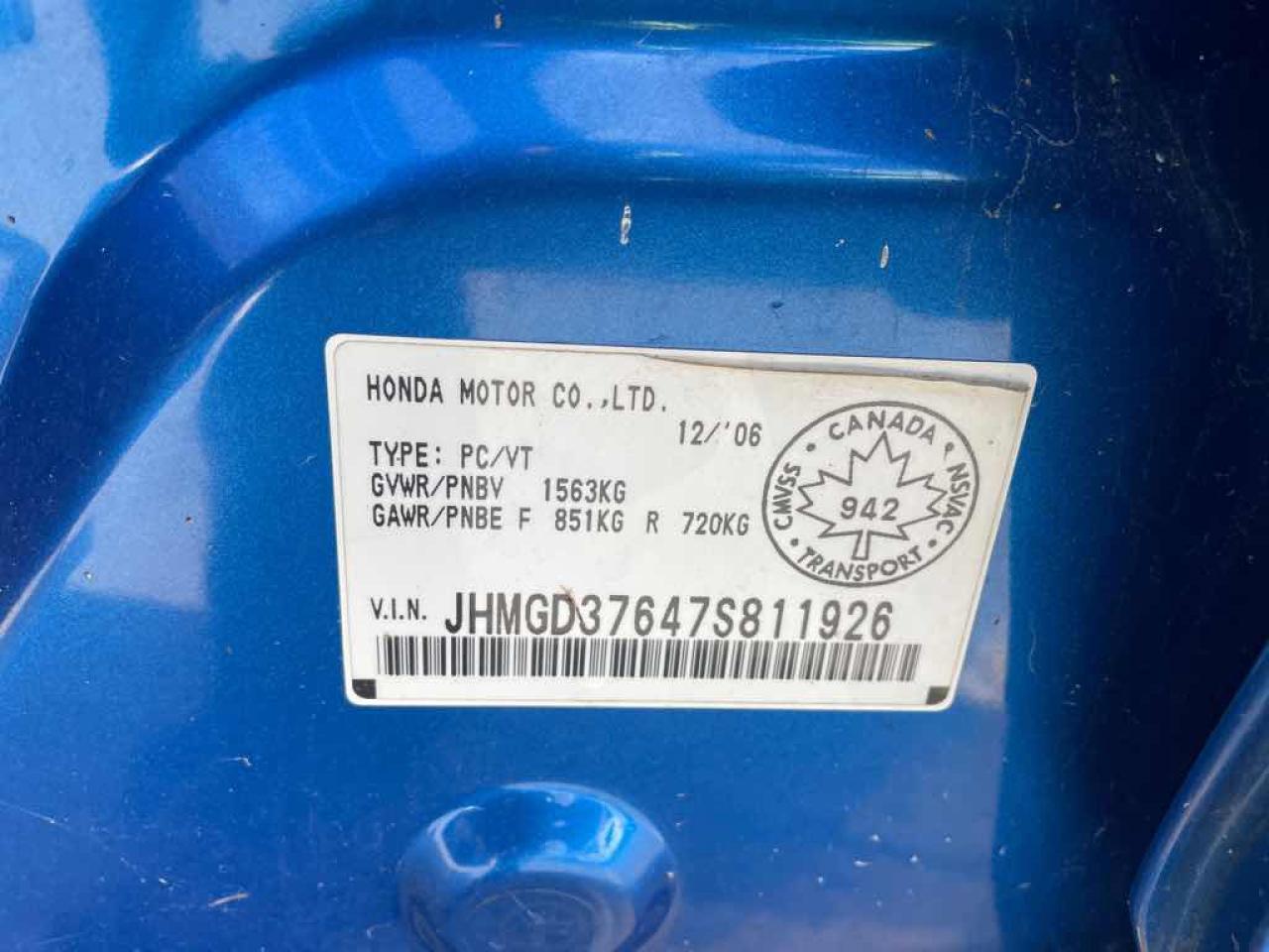 2007 Honda FIT S  - Photo #13