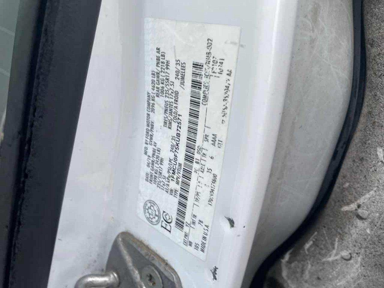 2019 Ford Escape S - Photo #13