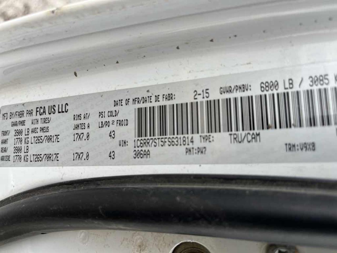 2015 RAM 1500 ST - Photo #13