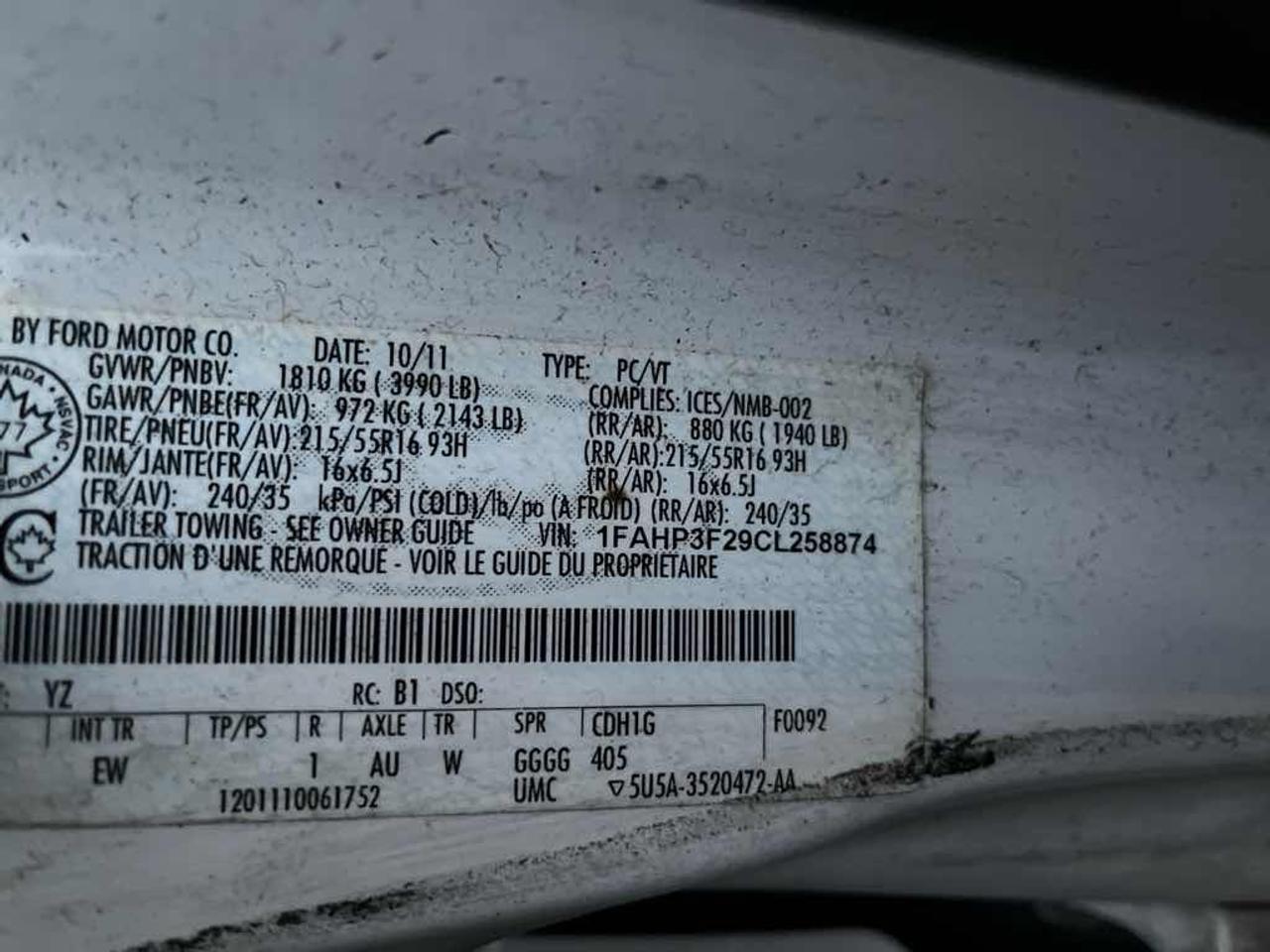 2012 Ford Focus SE Photo