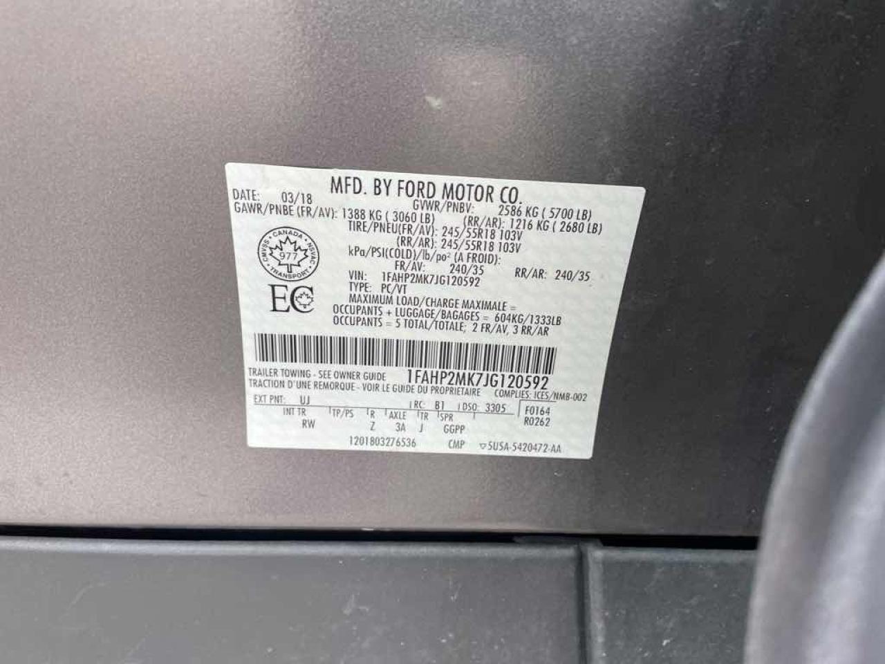 2018 Ford Taurus Police Inte - Photo #13