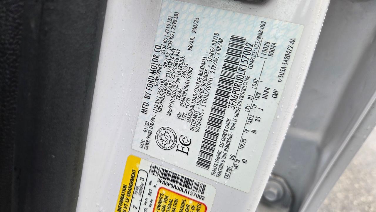 2020 Ford Fusion Hybrid Titanium - Photo #22