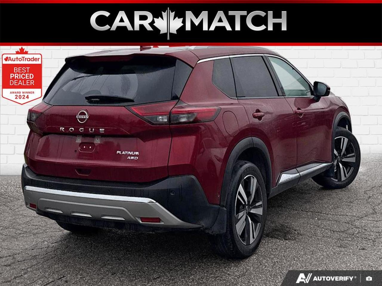 2023 Nissan Rogue PLATINUM / NAV / PANO ROOF / LEATHER / AWD Photo3