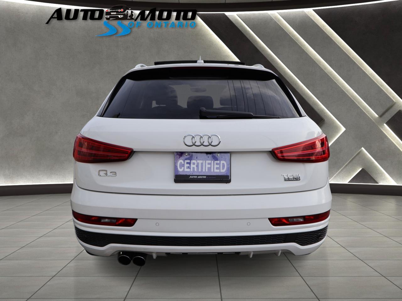 2016 Audi Q3 TECH-S LINE AWD CERTIFIED CAMERA NAV BLUETOOTH LEATHER HEATED P.ROOF P.SENSORS B.SPOT CRUISE ALLOYS Photo4