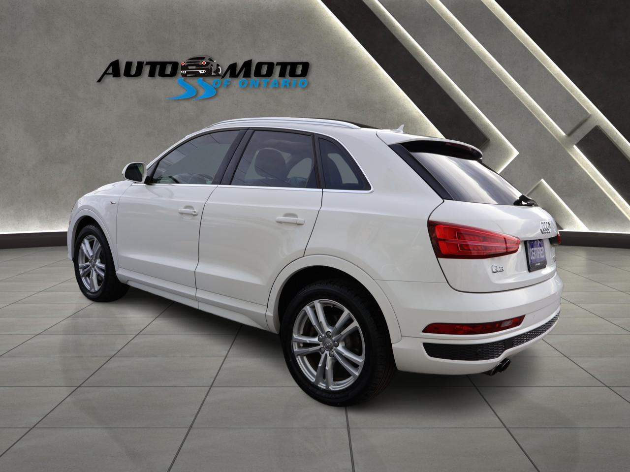 2016 Audi Q3 TECH-S LINE AWD CERTIFIED CAMERA NAV BLUETOOTH LEATHER HEATED P.ROOF P.SENSORS B.SPOT CRUISE ALLOYS - Photo #4