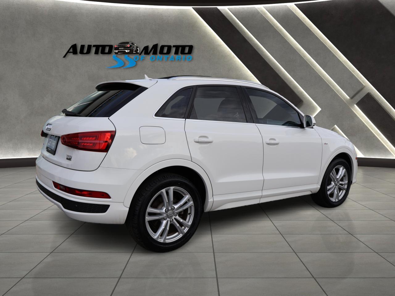 2016 Audi Q3 TECH-S LINE AWD CERTIFIED CAMERA NAV BLUETOOTH LEATHER HEATED P.ROOF P.SENSORS B.SPOT CRUISE ALLOYS - Photo #6