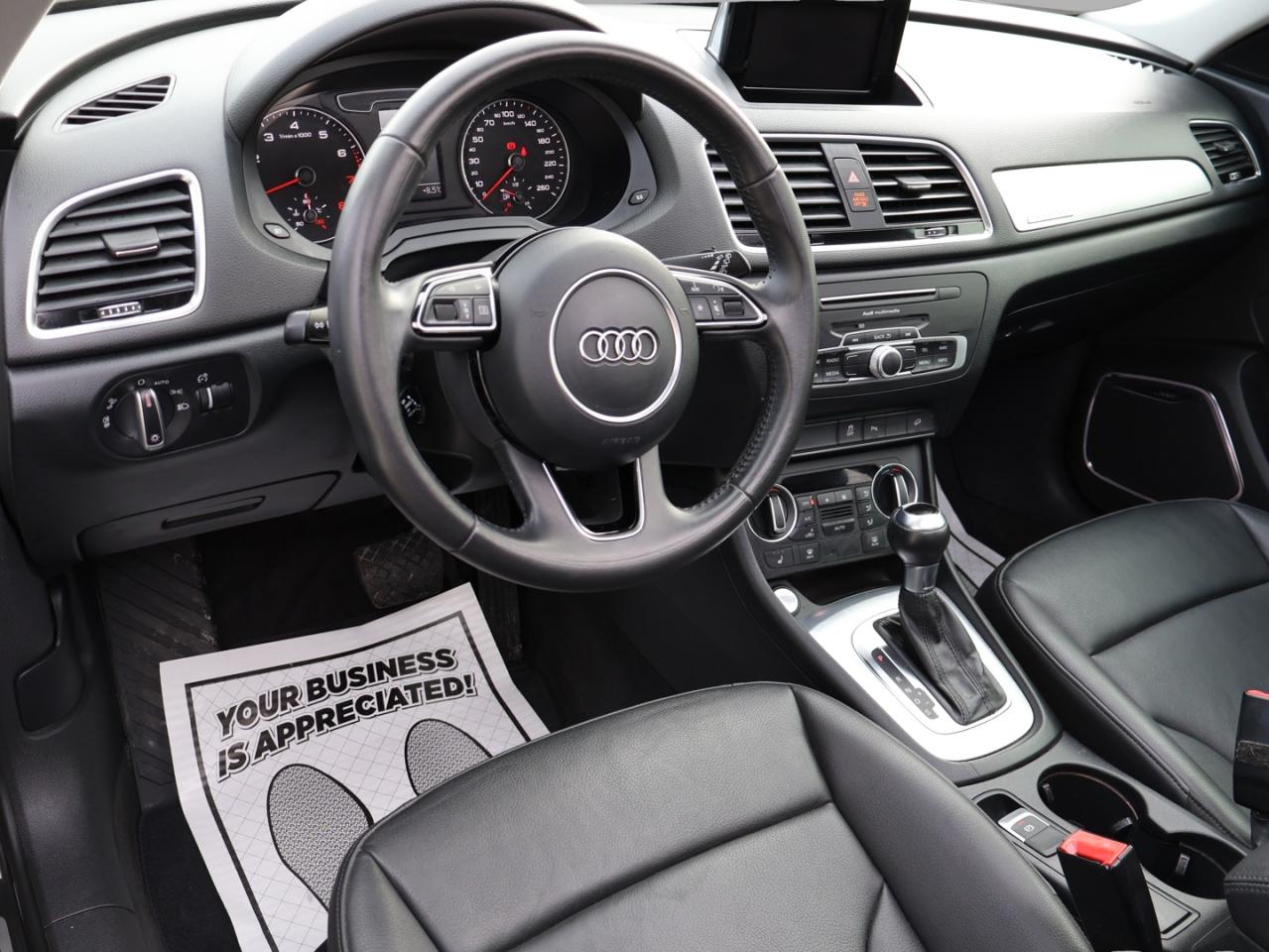 2016 Audi Q3 TECH-S LINE AWD CERTIFIED CAMERA NAV BLUETOOTH LEATHER HEATED P.ROOF P.SENSORS B.SPOT CRUISE ALLOYS - Photo #8