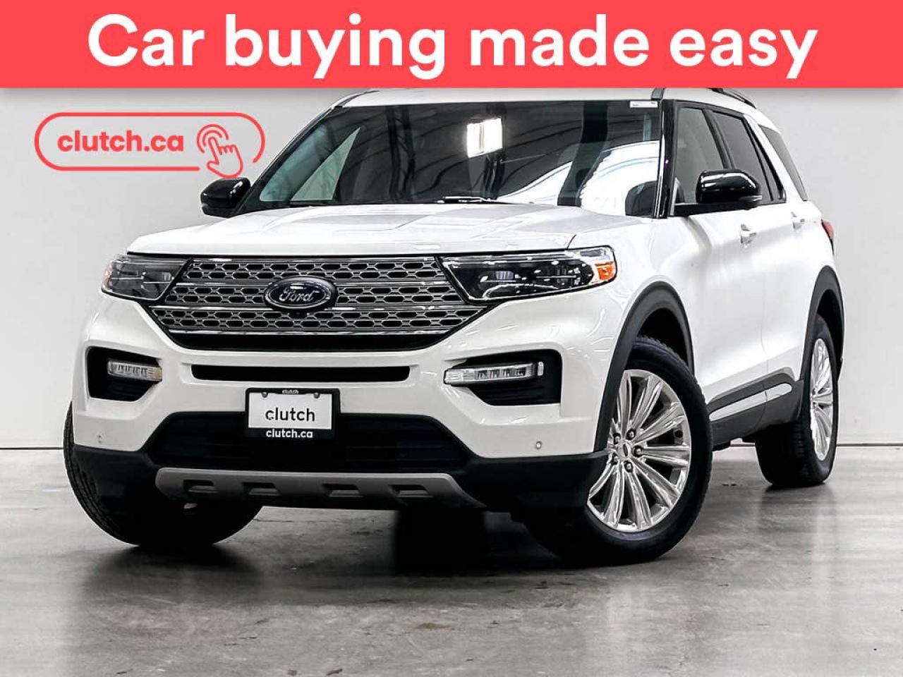 Used 2021 Ford Explorer Limited 4WD w/ Apple CarPlay, Heated Front Seats, Rearview Cam for sale in Toronto, ON