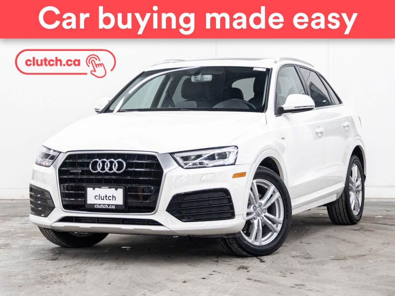 Used 2016 Audi Q3 Technik AWD w/Heated Front Seats, Bluetooth, Rearview Cam for sale in Toronto, ON