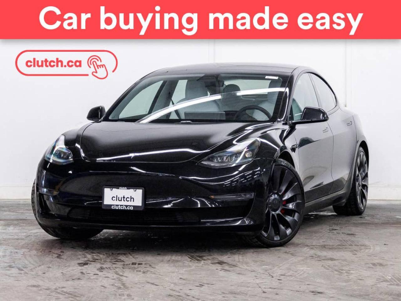 Used 2021 Tesla Model 3 Performance AWD w/ Nav, Heated Steering Wheel, Wireless Charging for sale in Toronto, ON