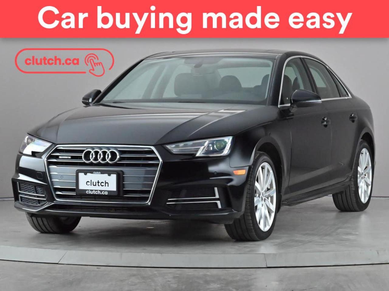 Used 2018 Audi A4 Komfort AWD w/ Apple CarPlay, Heated Front Seats, Rearview Cam for sale in Toronto, ON