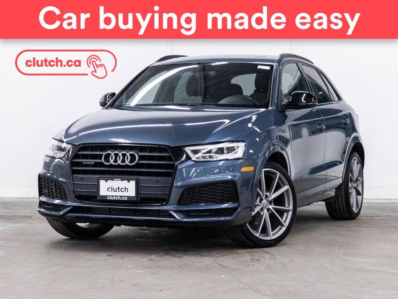 Used 2018 Audi Q3 Technik w/ Sunroof, Nav, Heated Front Seats for sale in Toronto, ON