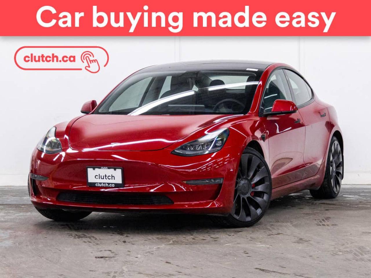 Used 2021 Tesla Model 3 Performance AWD w/ Heated Front Seats, Bluetooth, Rearview Cam for sale in Toronto, ON