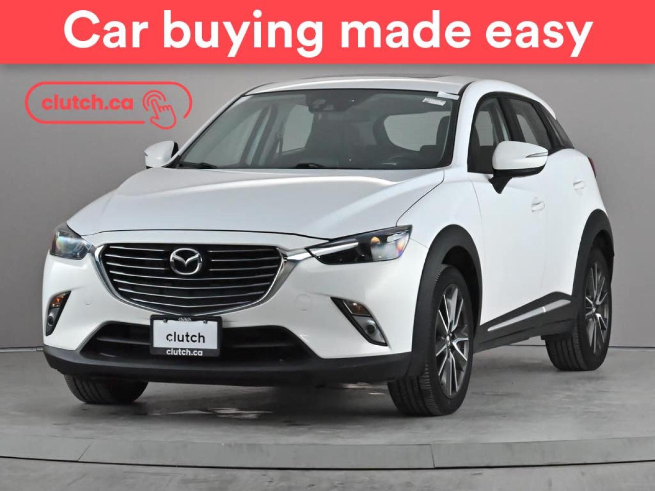 Used 2016 Mazda CX-3 GT w/ Tech Pkg. w/ Nav, Heated Front Seats, Rearview Cam for sale in Toronto, ON