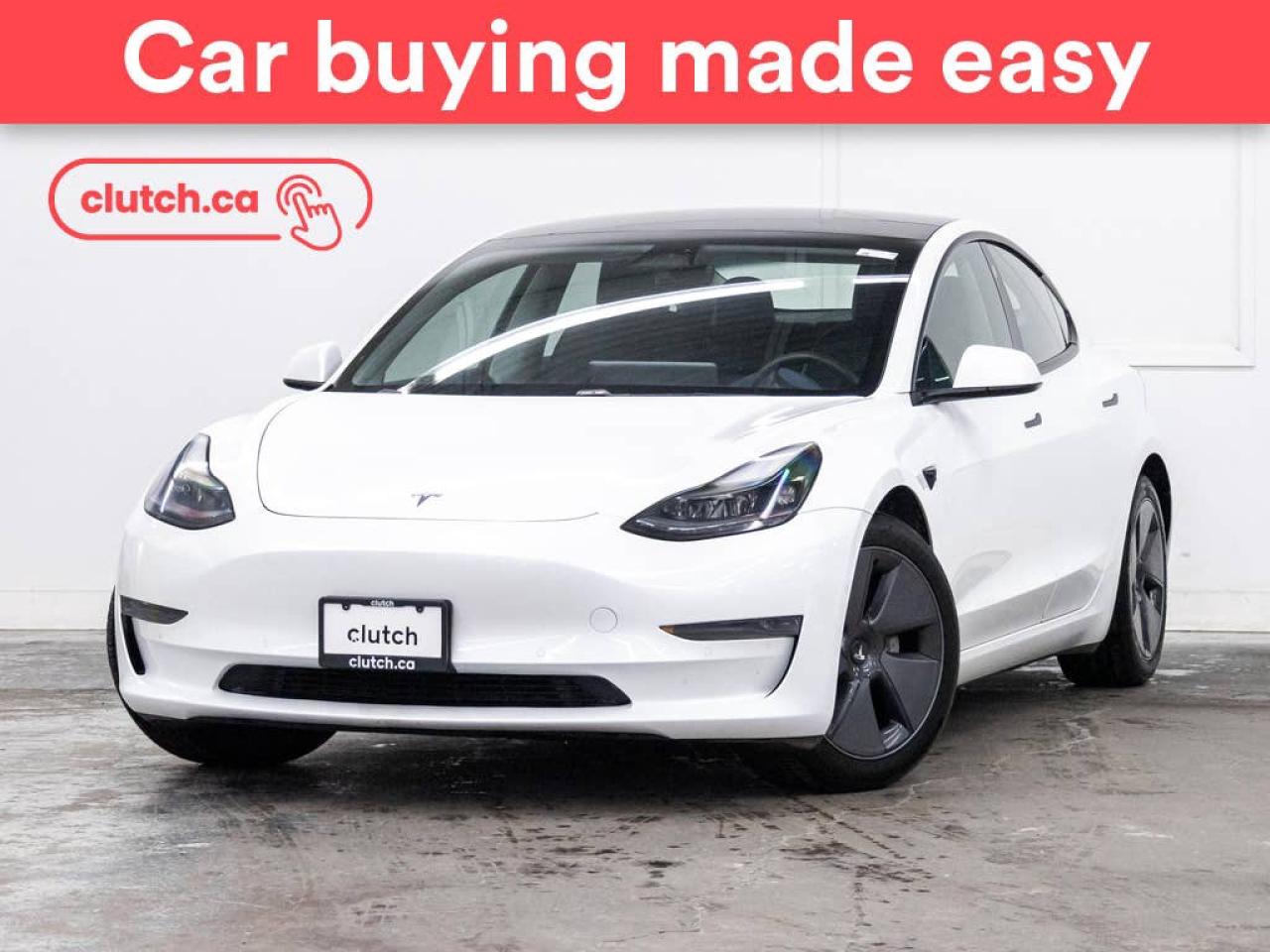 Used 2021 Tesla Model 3 Standard Range Plus w/ Heated Front Seats, Bluetooth, Rearview Cam for sale in Toronto, ON
