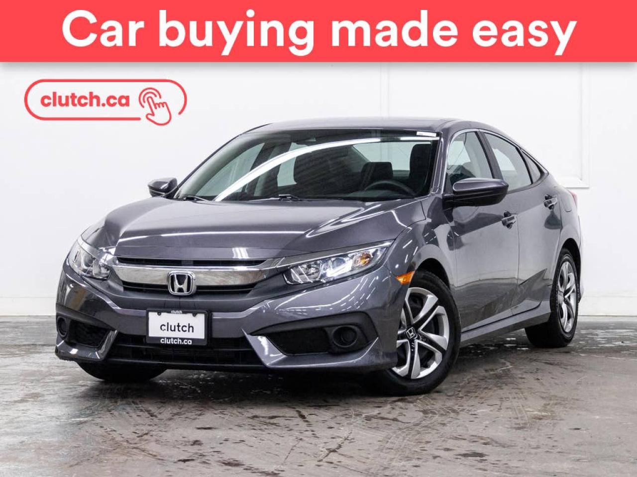 Used 2017 Honda Civic LX w/ Front Heated Seats, Rearview Cam, Climate Control for sale in Toronto, ON