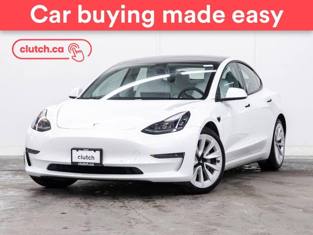Used 2021 Tesla Model 3 Standard Range Plus w/ Heated Front Seats, Bluetooth, Rearview Cam for sale in Toronto, ON