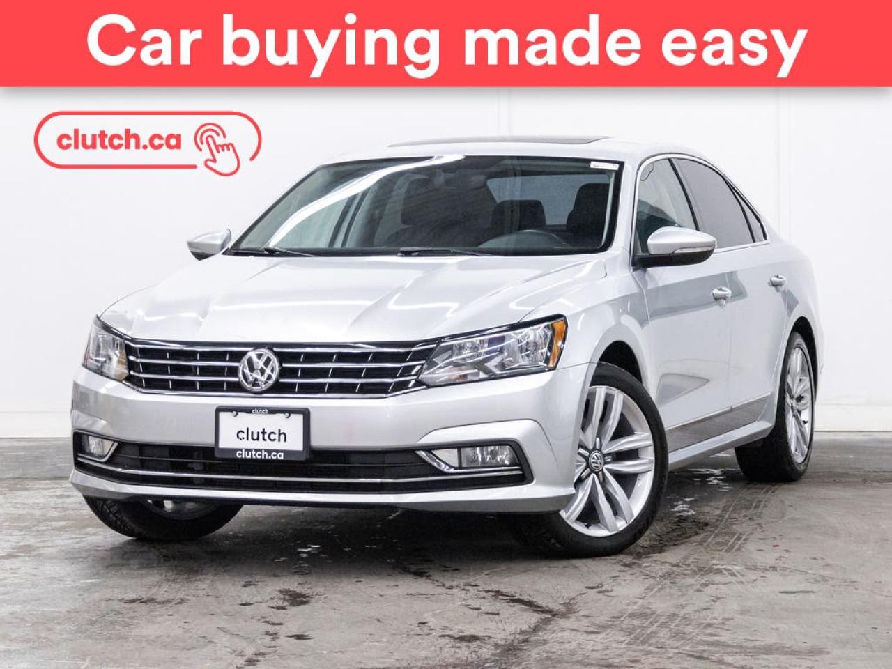 Used 2016 Volkswagen Passat Highline w/ Apple CarPlay & Android Auto, Sunroof, Nav for sale in Toronto, ON