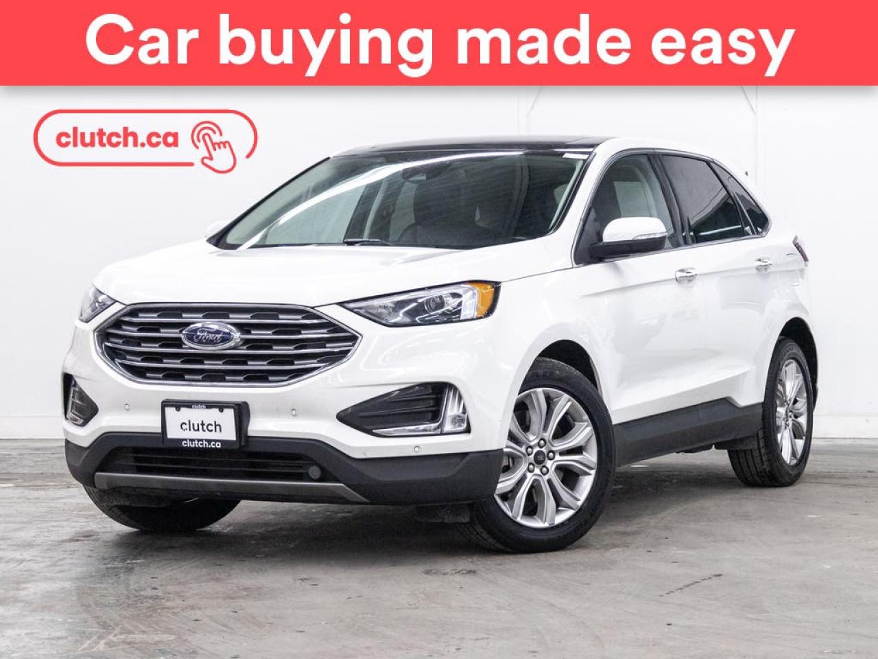 Used 2023 Ford Edge Titanium AWD w/ Apple CarPlay & Android Auto, Panoramic Moonroof, Heated Front Seats for sale in Toronto, ON