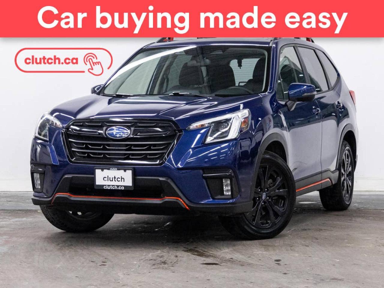Used 2023 Subaru Forester Sport AWD w/ Apple CarPlay & Android Auto, Sunroof, Heated Steering Wheel for sale in Toronto, ON