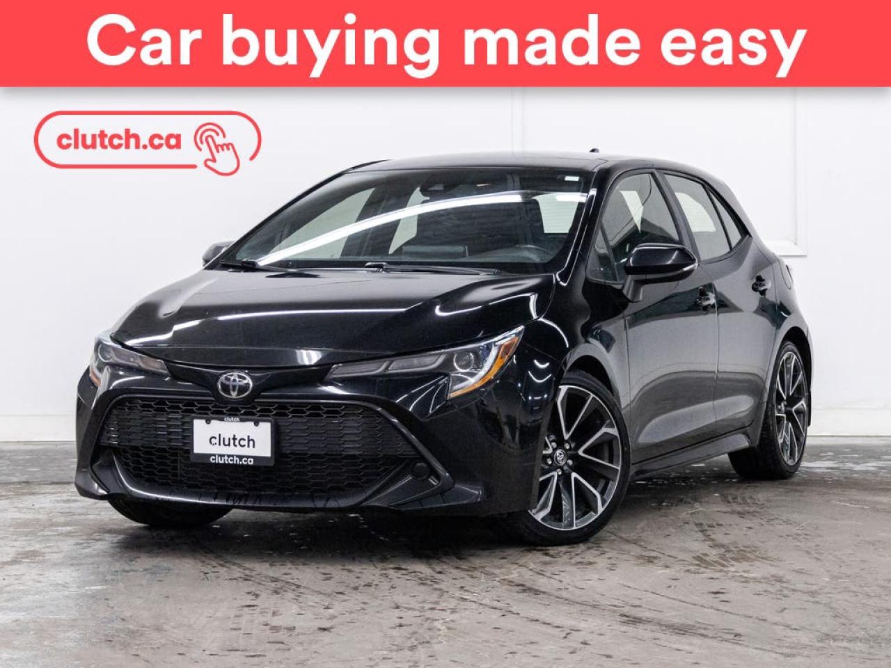Used 2019 Toyota Corolla Hatchback S w/ SE Upgrade Pkg w/ Apple CarPlay, Heated Steering Wheel, Heated Front Seats for sale in Toronto, ON