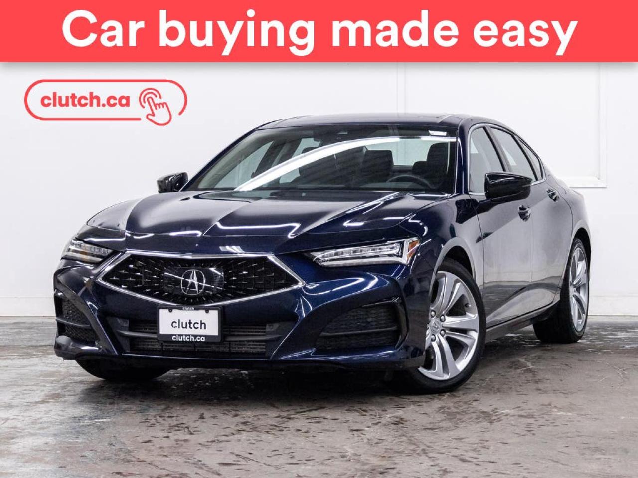 Used 2022 Acura TLX Tech w/ Apple CarPlay & Android Auto, Power Moonroof, Nav for sale in Toronto, ON