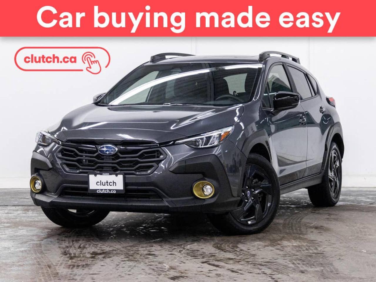 Used 2024 Subaru XV Crosstrek Onyx AWD w/Apple CarPlay & Android Auto, Heated Front Seats, Backup Cam for sale in Toronto, ON