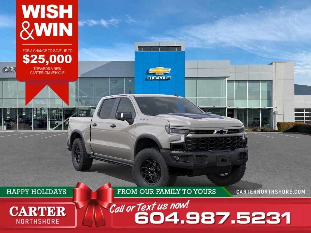 New 2026 Chevrolet Silverado 1500 ZR2 4WD | WISH & WIN - SAVE UP TO $25,000! for sale in North Vancouver, BC