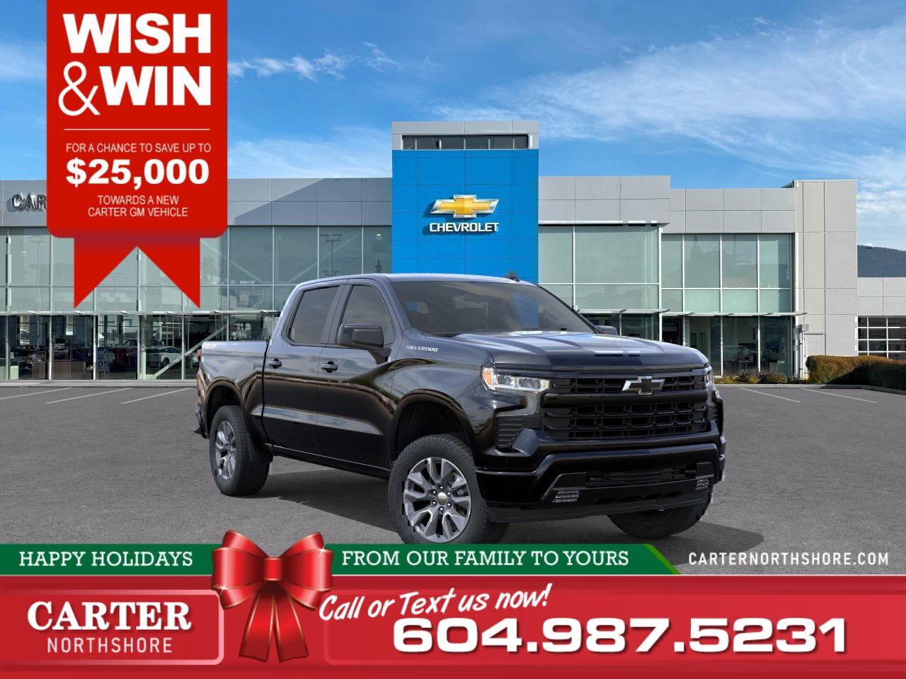 New 2026 Chevrolet Silverado 1500 RST 4WD | WISH & WIN - SAVE UP TO $25,000! for sale in North Vancouver, BC