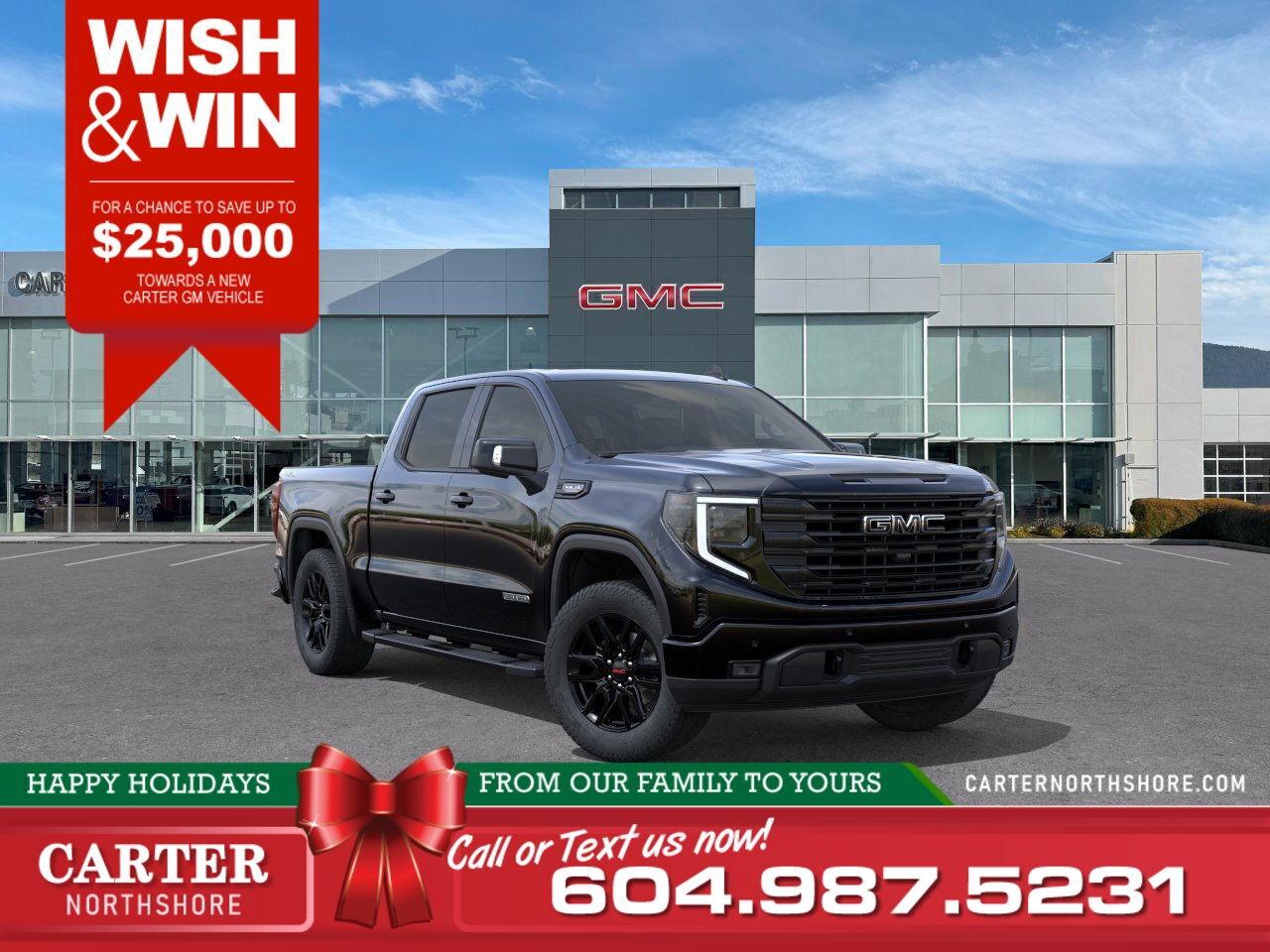 New 2026 GMC Sierra 1500 ELEVATION 4WD | WISH & WIN - SAVE UP TO $25,000! for sale in North Vancouver, BC