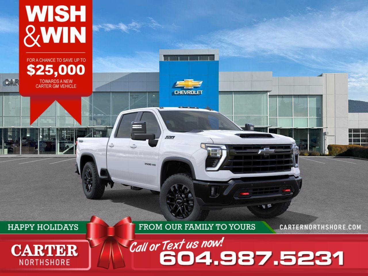 New 2026 Chevrolet Silverado 3500HD 1LT 4WD | Alum Wheels/Locking Diff/Cruise for sale in North Vancouver, BC