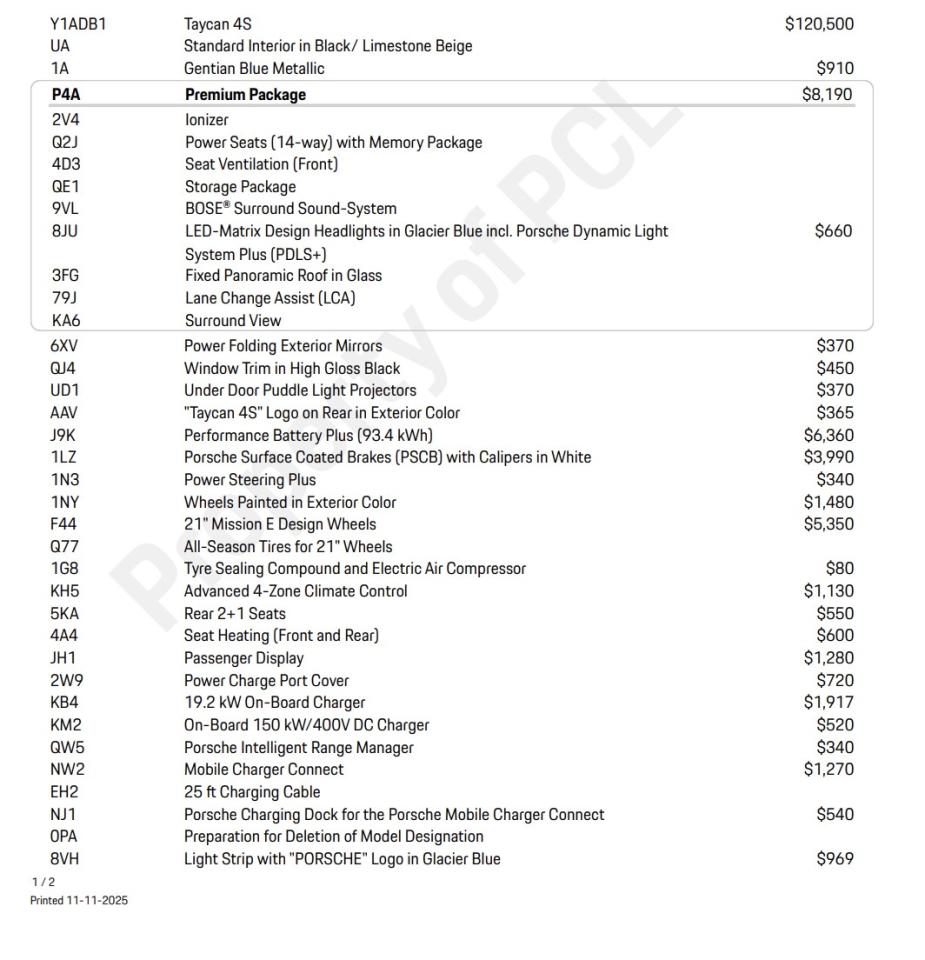 2021 Porsche Taycan 4S | PERFORMANCE PLUS | BOSE | 21 IN Photo