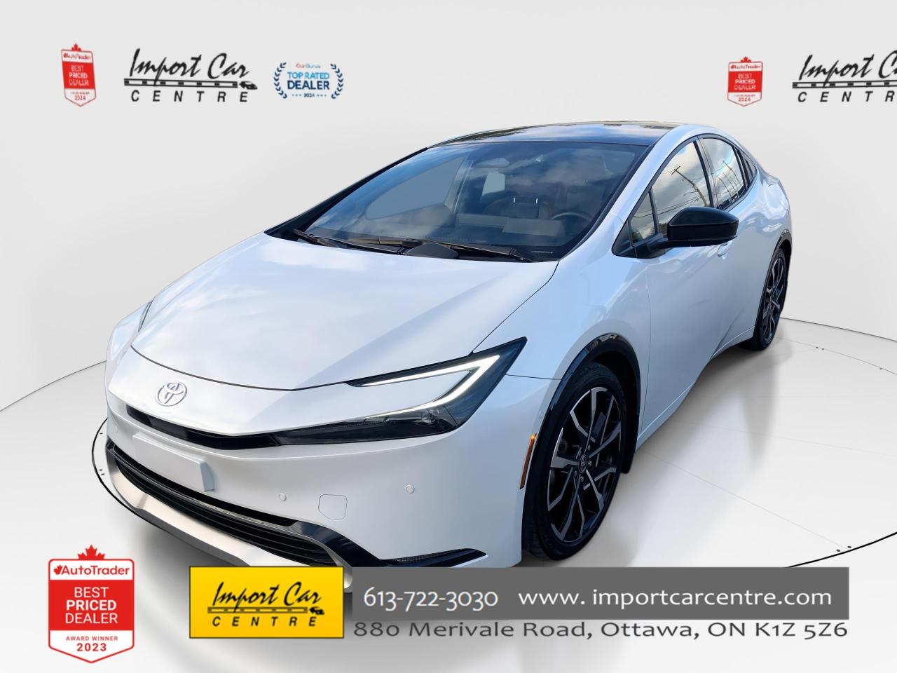 Used 2024 Toyota Prius Prime XSE Premium XSE PREMIUM, SOFTEX, PANO. ROOF, 360 C for sale in Ottawa, ON