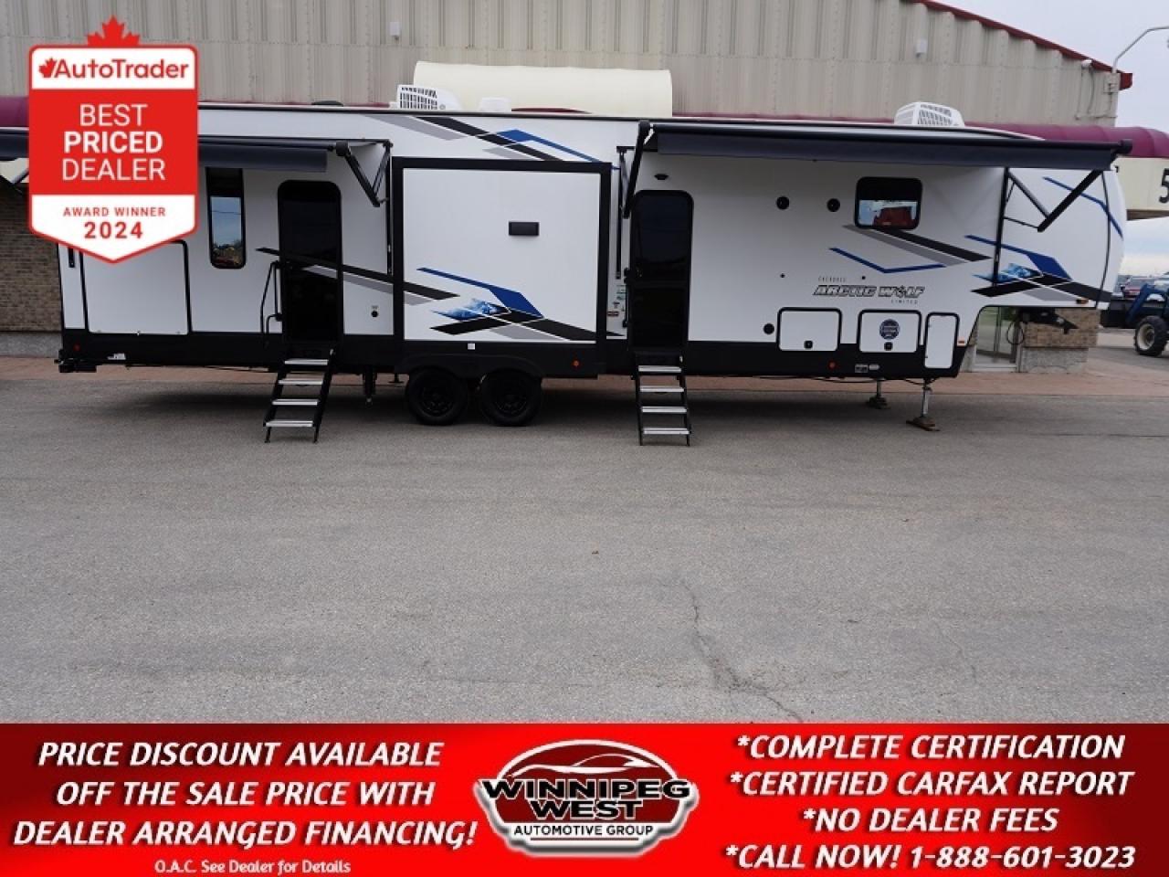 Used 2024 Forest River Arctic Wolf Suite 3770 SUITE BUNKHOUSE TWO BATHROOMS GREAT LAYOUT! for sale in Headingley, MB