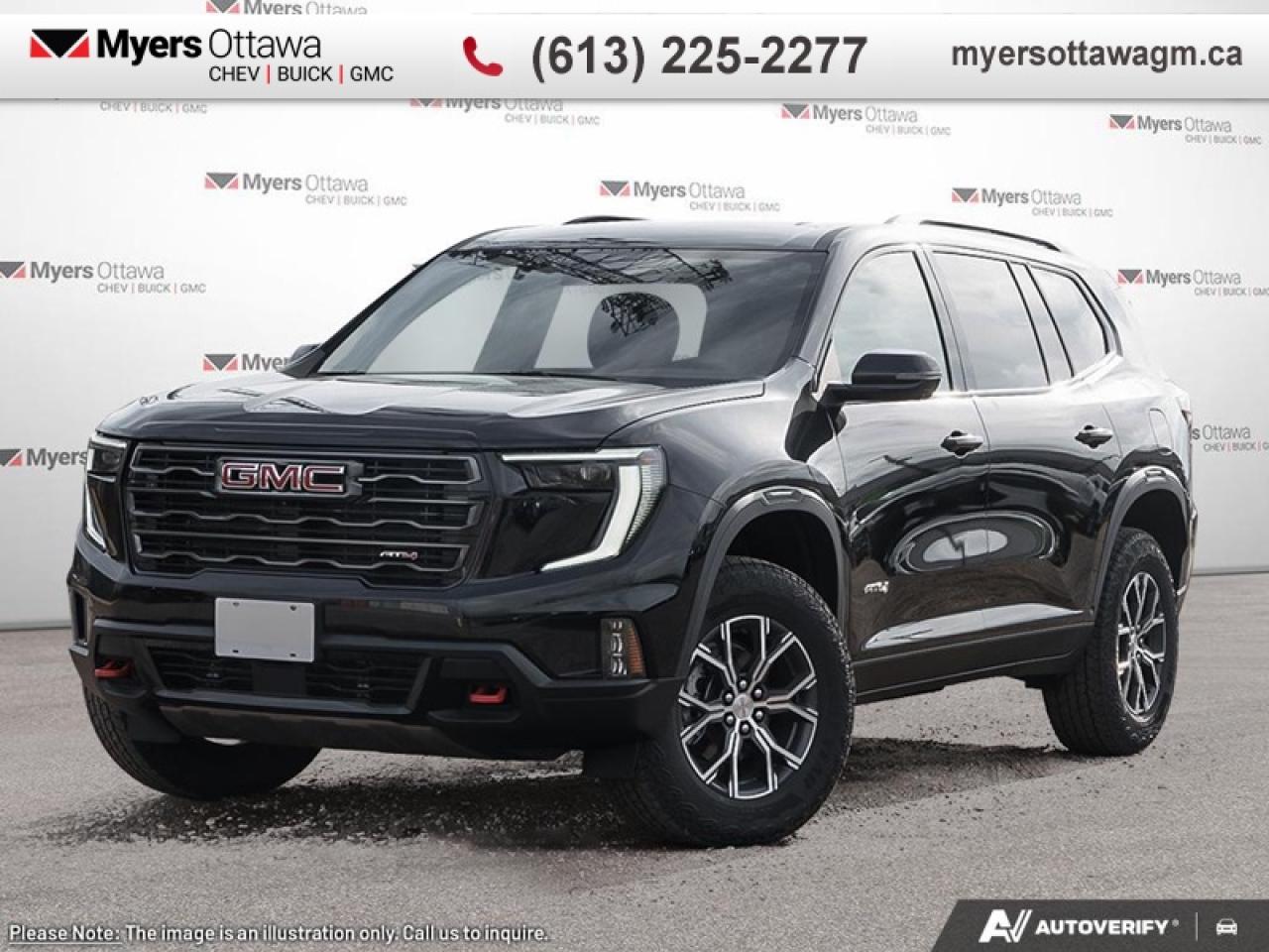 New 2026 GMC Acadia AT4  AT4, SUNROOF, LEATHER, LUXURY PACKAGE for sale in Ottawa, ON