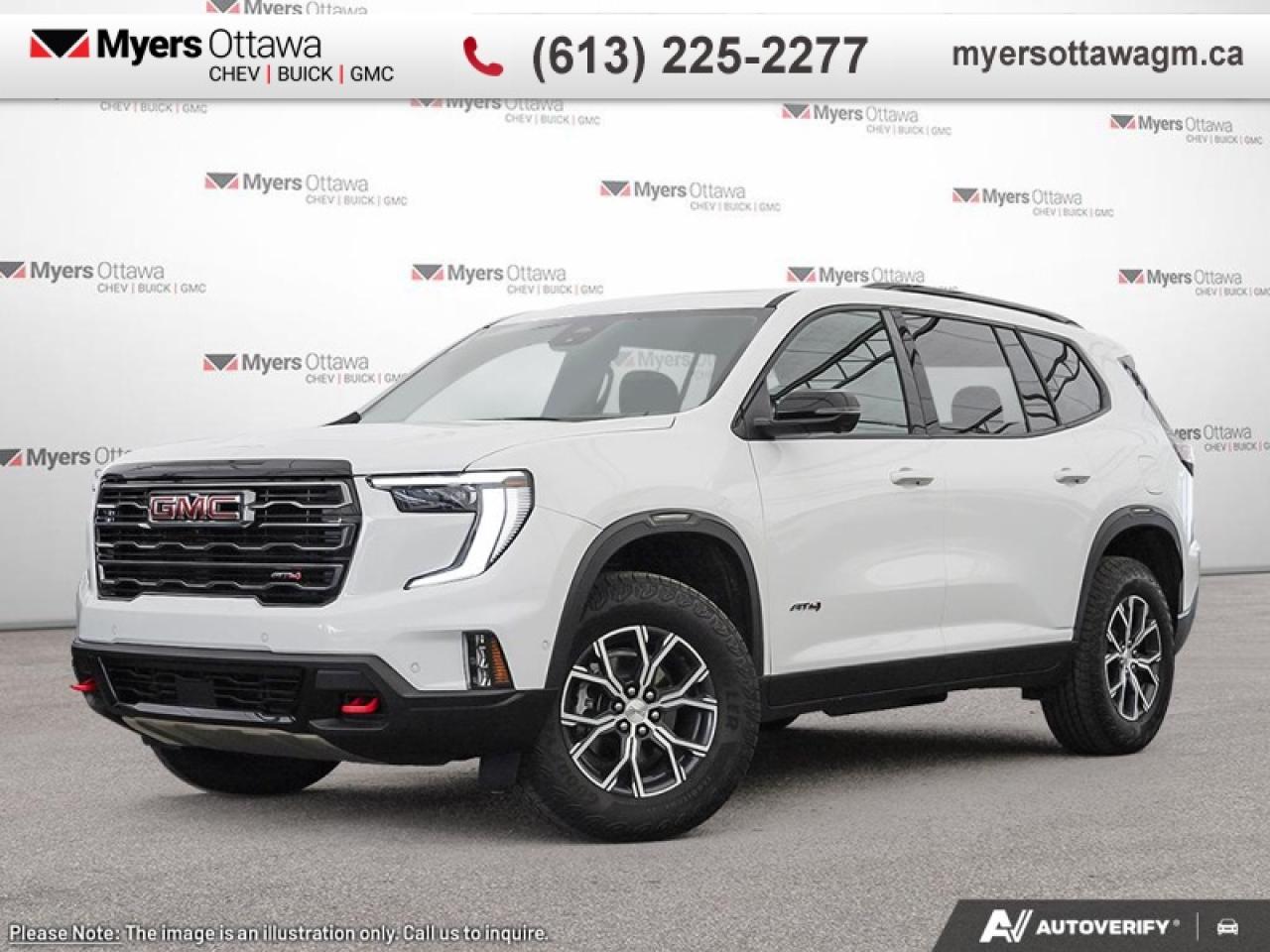 New 2026 GMC Acadia AT4  AT4, SUNROOF, AWD, LUXURY PACKAGE for sale in Ottawa, ON