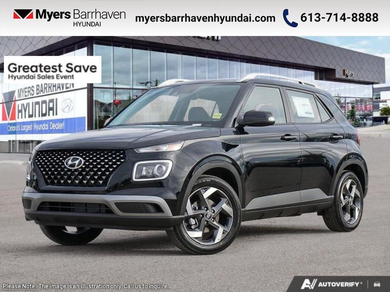 New 2026 Hyundai Venue Ultimate IVT for sale in Nepean, ON
