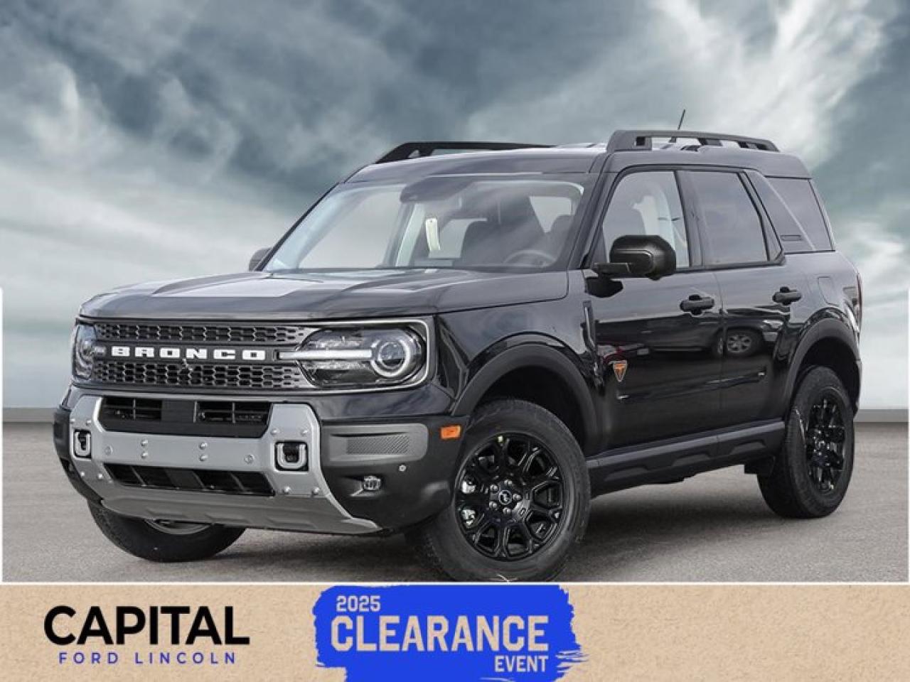 New 2025 Ford Bronco Sport BADLANDS for sale in Winnipeg, MB