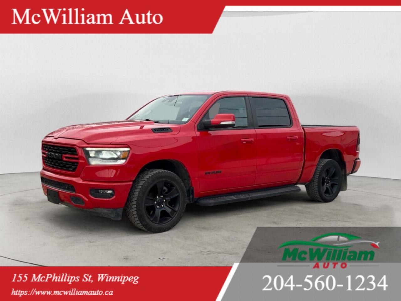 Used 2022 RAM 1500 Sport Crew Cab | 12 Display | Alpine Sound | Remote Start | for sale in Winnipeg, MB