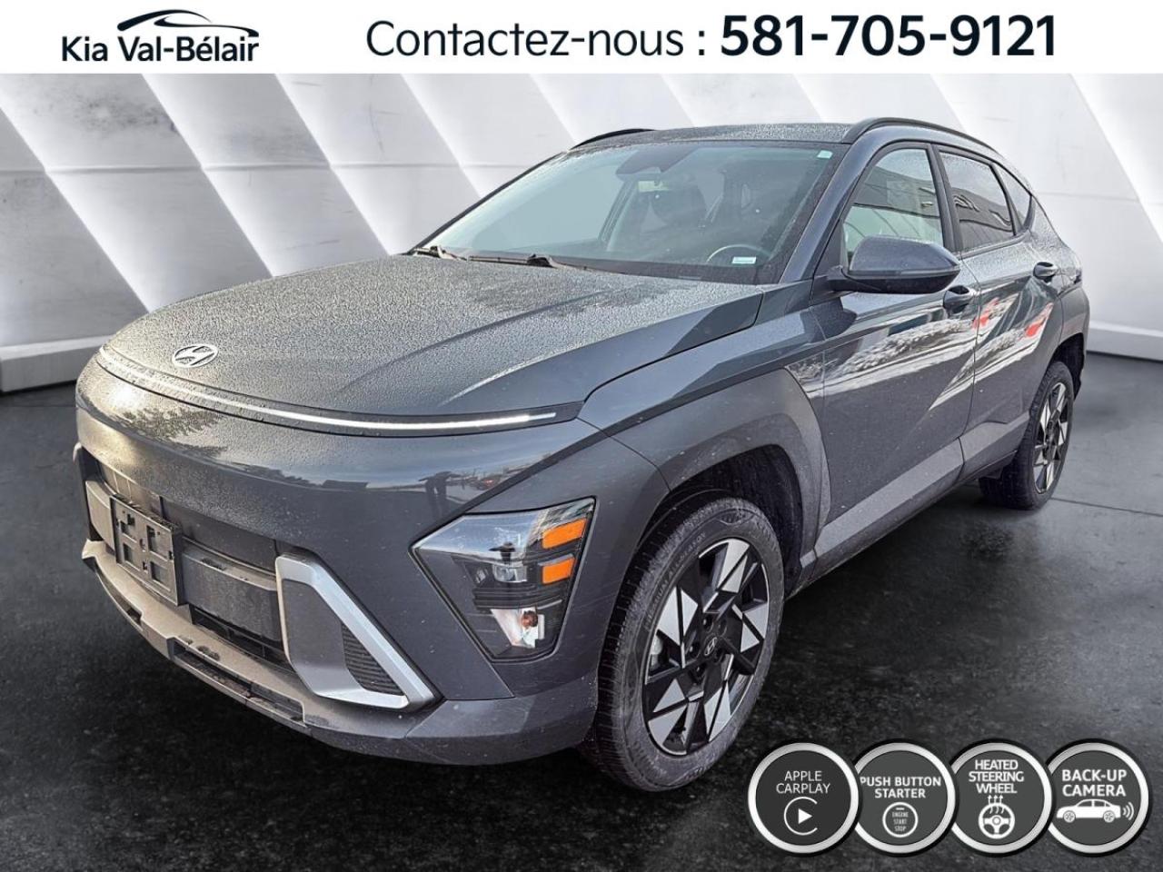 Used 2024 Hyundai KONA PREFERRED *AWD *CAMERA *CARPLAY *SIÈGES/VOLANT CHAUFF for sale in Québec, QC