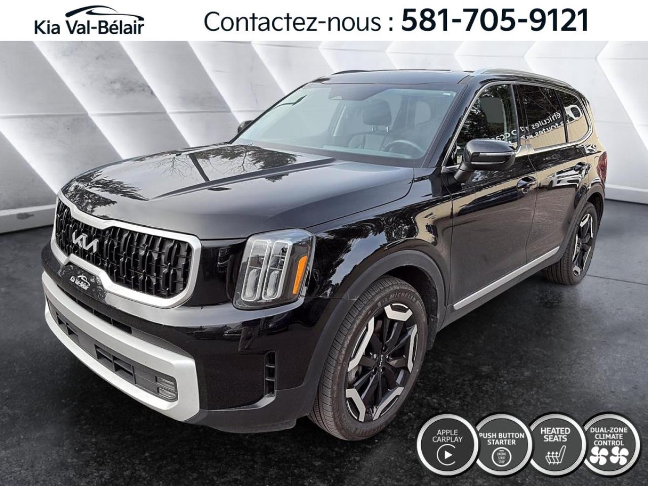 Used 2024 Kia Telluride EX AWD * CARPLAY * CAMÉRA 360° * SIÈGE CHAUFF * BI-ZONE for sale in Québec, QC