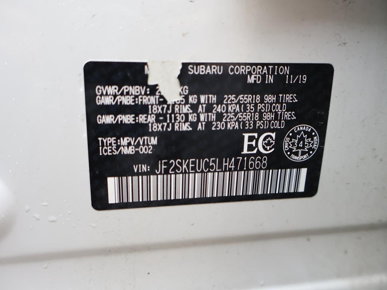 2020 Subaru Forester LIMITED AWD CERTIFIED *ACCIDENT FREE*SUBARU MAINTAIN* CAMERA BLUETOOTH HEATED SEATS CRUISE ALLOYS - Photo #44