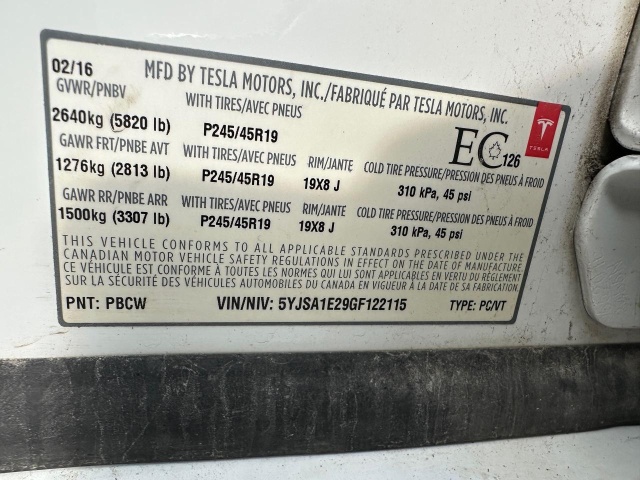 2016 Tesla Model S 85D, 35KMS, NO ACCIDENTS, FREE SUPERCHARGING, CERT - Photo #15