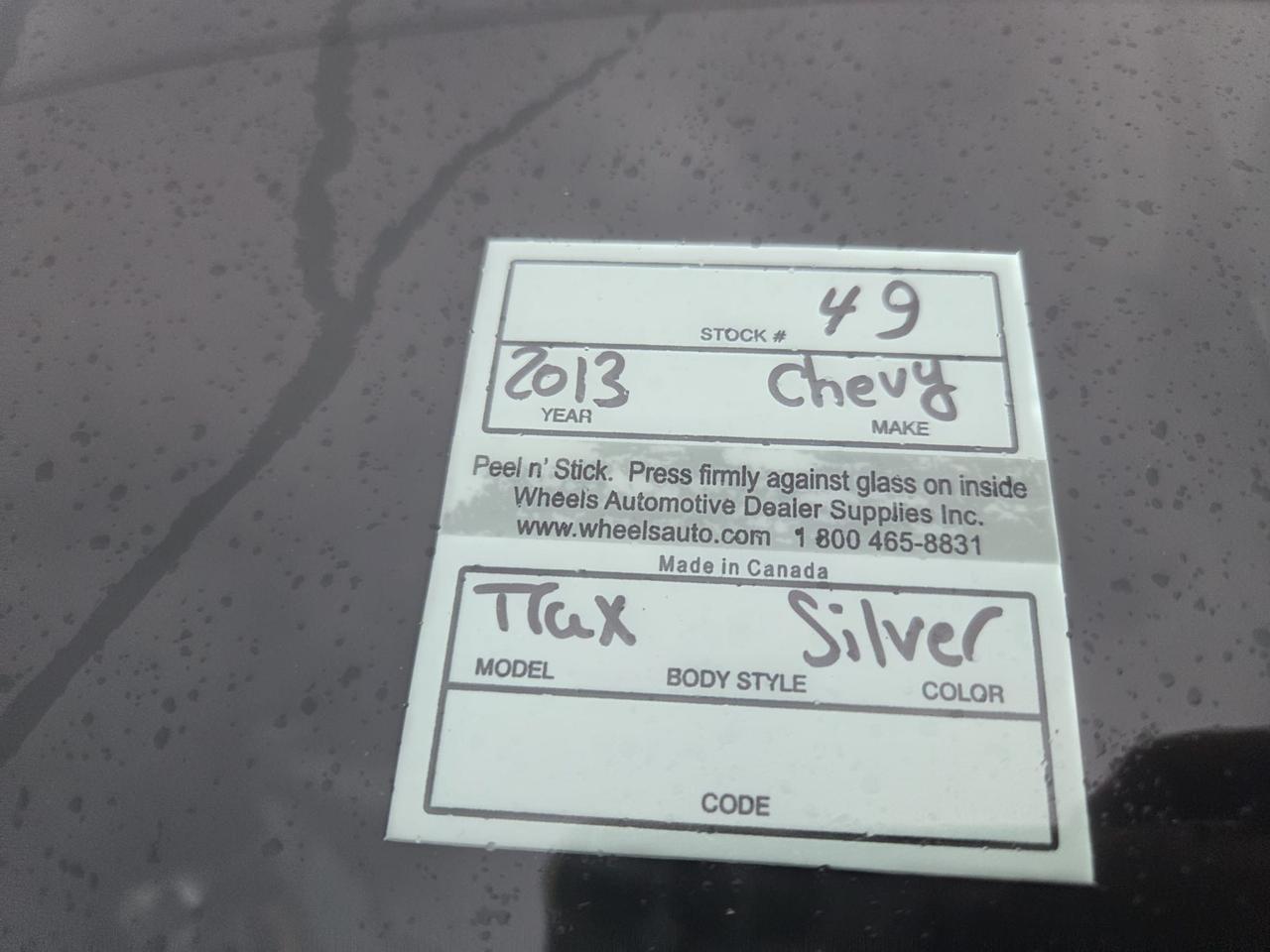 2013 Chevrolet Trax LT, HATCH, AUTO, 4 CYL, ONLY 169KMS, CERTIFIED Photo
