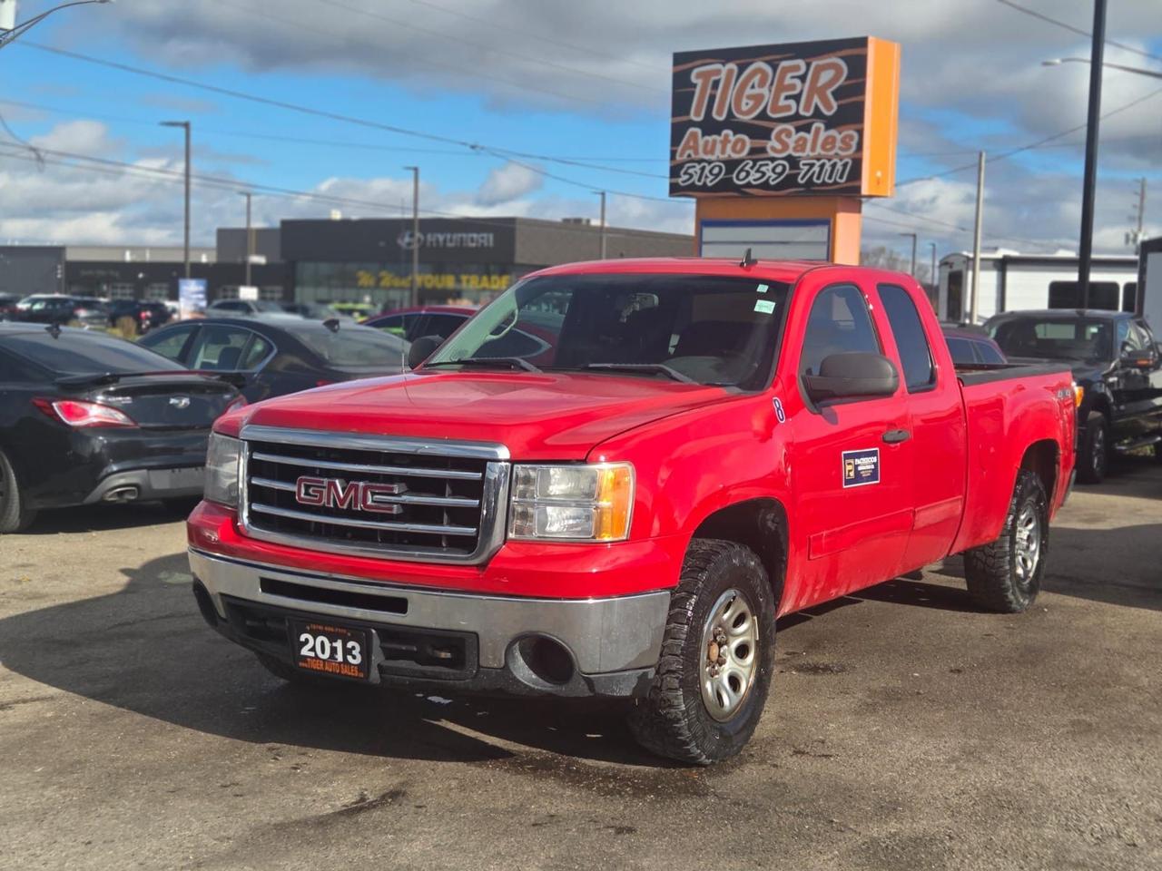 2013 GMC Sierra 1500 SLE, EXT CAB, 4X4, AUTO, V8, AS IS SPECIAL