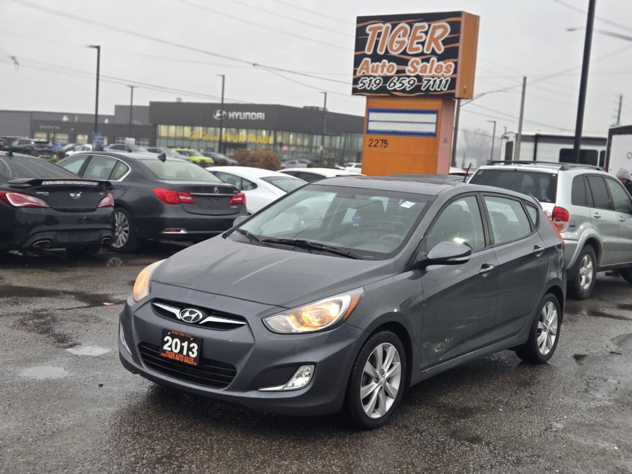 Used 2013 Hyundai Accent GLS, HATCH, ALLOYS, ONLY 51KMS, CERTIFIED for sale in London, ON
