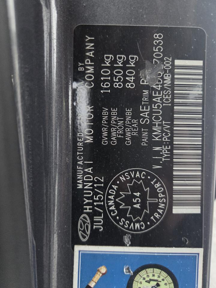 2013 Hyundai Accent GLS, HATCH, ALLOYS, ONLY 51KMS, CERTIFIED - Photo #15