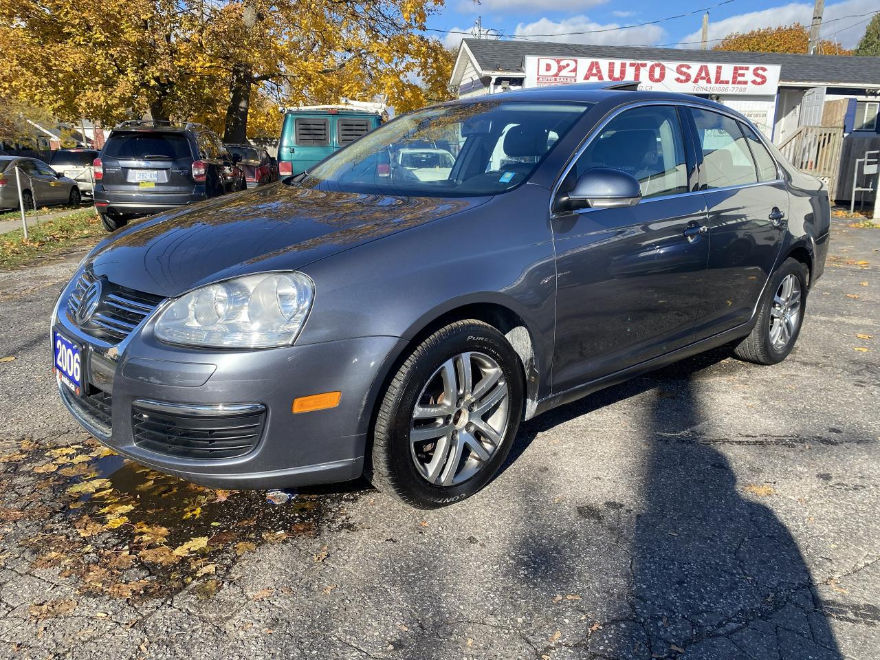 Used 2006 Volkswagen Jetta 2.5L/Low KM/No Accident/Gas Saver/Leather/Roof for sale in Scarborough, ON